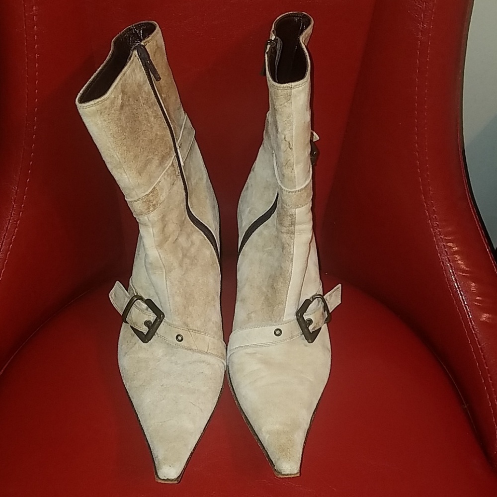 Suede Booties